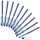 Schneider Kugelschreiber Slider Basic M blau/transparent, Schreibfarbe: blau, 10 St.