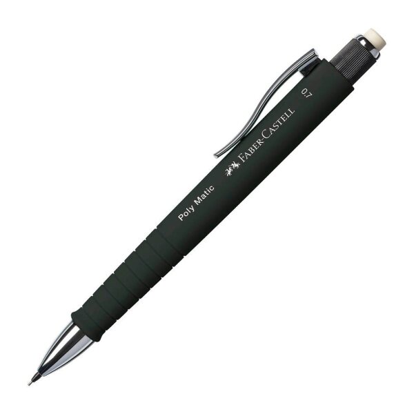 FABER-CASTELL POLY MATIC Druckbleistift schwarz B 0,7 mm, 1 St.