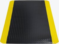 miltex Anti-Ermüdungsmatte Yoga Deck Ultra schwarz, gelb 60,0 x 90,0 cm