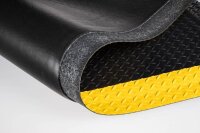 miltex Anti-Ermüdungsmatte Yoga Deck Ultra schwarz, gelb 60,0 x 90,0 cm
