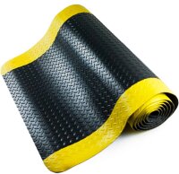 miltex Anti-Ermüdungsmatte Yoga Deck Ultra schwarz, gelb 90,0 x 150,0 cm
