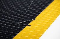 miltex Anti-Ermüdungsmatte Yoga Deck Ultra schwarz, gelb 90,0 x 150,0 cm