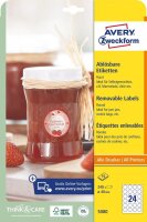 AVERY Zweckform Etiketten 5080 weiß 40,0 x 40,0 mm,...
