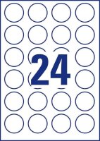 AVERY Zweckform Etiketten 5080 weiß 40,0 x 40,0 mm, 10 Blatt