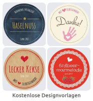 AVERY Zweckform Etiketten 5080 weiß 40,0 x 40,0 mm, 10 Blatt