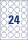 AVERY Zweckform Etiketten 5080 weiß 40,0 x 40,0 mm, 10 Blatt