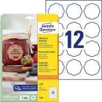 AVERY Zweckform Etiketten 5085 weiß 60,0 x 59,5 mm,...