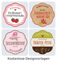 AVERY Zweckform Etiketten 5085 weiß 60,0 x 59,5 mm, 10 Blatt