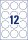 AVERY Zweckform Etiketten 5085 weiß 60,0 x 59,5 mm, 10 Blatt