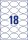 AVERY Zweckform Etiketten 5087 weiß 63,5 x 42,3 mm, 10 Blatt