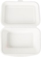 NATURE Star Einweg-Menüboxen weiß 0,6 l, 50 St.