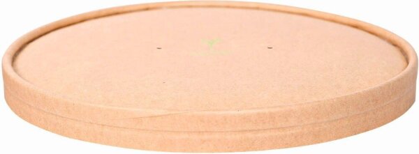 NATURE Star Deckel für Einweg-Salatschalen braun Ø 18,5 cm, 50 St.