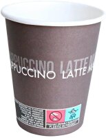HYGOSTAR Einweg-Kaffeebecher braun 0,3 l, 50 St.