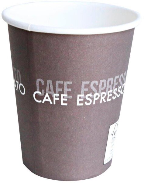 HYGOSTAR Einweg-Kaffeebecher braun 0,3 l, 50 St.