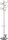 ALCO Kleiderständer 2802 silber Metall 8 Haken 40,0 x 172,0 cm, 1 St.