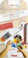 AKTION: Pentel Arts Stoffmalkreide farbsortiert 1 Set +...