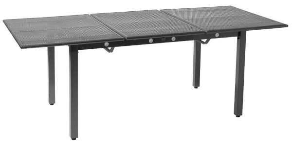 greemotion Gartentisch Toulouse anthrazit rechteckig 140,0/200,0 x 90,0 x 74,0 cm