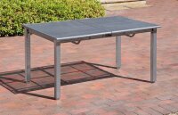 greemotion Gartentisch Toulouse anthrazit rechteckig 140,0/200,0 x 90,0 x 74,0 cm