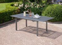 greemotion Gartentisch Toulouse anthrazit rechteckig 140,0/200,0 x 90,0 x 74,0 cm