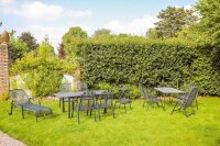 greemotion Gartentisch Toulouse anthrazit rechteckig 140,0/200,0 x 90,0 x 74,0 cm