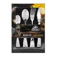 Kinderbesteck-Set Jurassic World 4-tlg.
