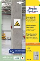 AVERY Zweckform Power-Etiketten L7871-20 weiß 25,4...