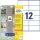 AVERY Zweckform Power-Etiketten L7875-20 weiß 105,0 x 48,0 mm, 20 Blatt