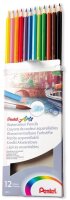 Pentel Arts Aquarellstifte farbsortiert, 1 Set