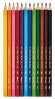 Pentel Arts Aquarellstifte farbsortiert, 1 Set