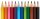 Pentel Arts Aquarellstifte farbsortiert, 1 Set