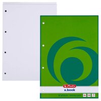 herlitz Briefblock x.book DIN A4 blanko, 1 Block
