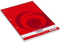 herlitz Briefblock x.book DIN A4 kariert, 1 Block