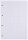 herlitz Briefblock x.book DIN A4 kariert, 1 Block