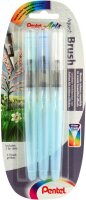 Pentel Aquash Brush Pinsel-Set, 3-teilig