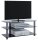 VCM my media TV-Rack Netasa silber, schwarzglas