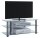 VCM my media TV-Rack Zumbo silber, klarglas  ( 14150 )