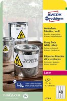 AVERY Zweckform wetterfeste Folienetiketten L4778-8...