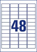 AVERY Zweckform wetterfeste Folienetiketten L4778-8 weiß 45,7 x 21,2 mm, 8 Blatt