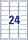 AVERY Zweckform wetterfeste Folienetiketten L4773-8 weiß 63,5 x 33,9 mm, 8 Blatt