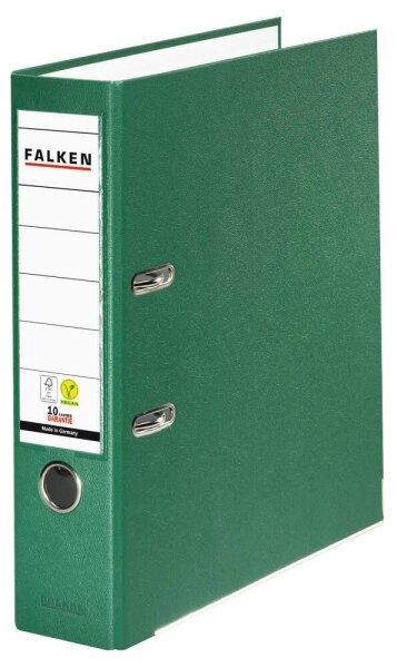FALKEN Color Ordner grün Kunststoff 8,0 cm DIN A4, 1 St.