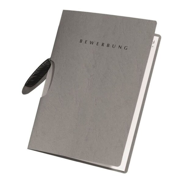 PAGNA Bewerbungsmappe Swing DIN A4 grau  ( 22004-06 )