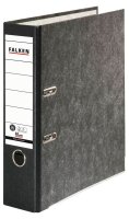 FALKEN Recycling Ordner schwarz marmoriert Karton 8,0 cm...
