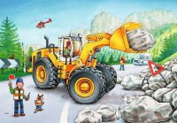 Ravensburger Bagger und Waldtraktor Puzzle, 2 x 24 Teile