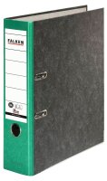 FALKEN Recycling Ordner grün marmoriert Karton 8,0...