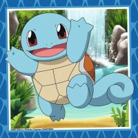 Ravensburger Pokémon Glumanda, Bisasam und Schiggy Puzzle, 3 x 49 Teile