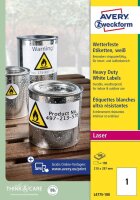 AVERY Zweckform wetterfeste Folienetiketten L4775-100...