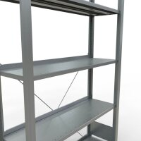 SCHULTE Schwerlastregal 17707 silber 100,0 x 30,0 x 200,0 cm