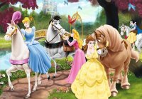 Ravensburger Disney Princess Zauberhafte Prinzessinnen Puzzle, 2 x 24 Teile