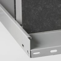 SCHULTE Schwerlastregal 17713 silber 100,0 x 30,0 x 230,0 cm