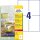 AVERY Zweckform wetterfeste Folienetiketten L4719REV-20 weiß 105,0 x 148,0 mm, 20 Blatt